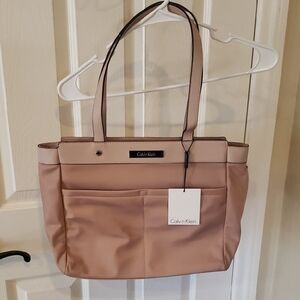Calvin Klein Blush Pink Tote Bag